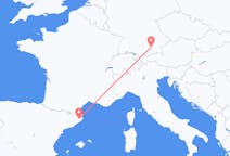 Loty z Girona, Hiszpania do Monachium, Niemcy