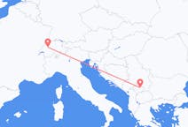 Voos de Berna, Suíça para Pristina, Kosovo