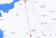 Flyrejser fra Bruxelles, Belgien til Grenoble, Frankrig