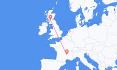 Flyrejser fra Le Puy-en-Velay, Frankrig til Glasgow, Frankrig