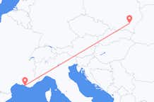 Flyg från Rzeszow, Polen till Marseille, Frankrike