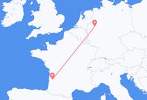 Vluchten van Bordeaux, Frankrijk naar Dortmund, Duitsland