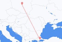 Fly fra Tekirdağ til Łódź