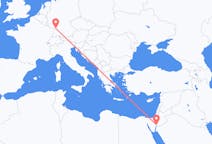 Flyreiser fra Eilat, Israel til Karlsruhe, Tyskland