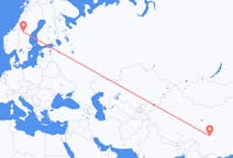Flights from Chengdu to Östersund