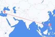 Flug frá Legazpi, Filippseyjum til Antalya, Tyrklandi