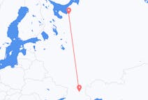 Fly fra Arkhangelsk til Volgograd