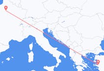 Flights from İzmir in Turkey to Paris in France