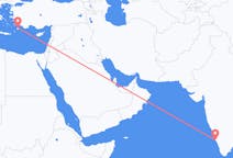 Flights from Kannur to Rhodes