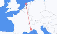 Flyg från Monaco, Monaco till Amsterdam, Nederländerna