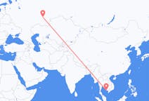 Flyreiser fra Sihanoukville-provinsen, Kambodsja til Ufa, Russland