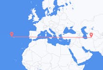 Flights from Ashgabat, Turkmenistan to São Jorge Island, Portugal