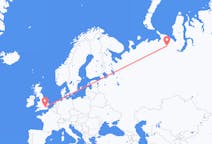 Flights from Vorkuta, Russia to London, the United Kingdom