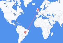 Рейсы из Уберландия, Бразилия в Кардифф, Уэльс