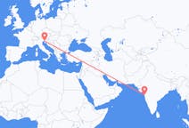 出发地 印度出发地 孟买目的地 意大利的里雅斯特的航班