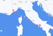 Flyreiser fra Nice, Frankrike til Napoli, Italia