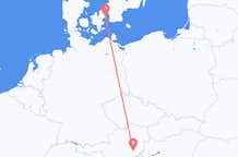 Flyreiser fra Graz, Østerrike til København, Danmark