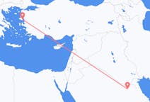 Vols de Qaisumah, Arabie saoudite pour Mytilène, Grèce