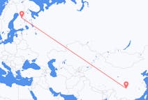 Flights from Chongqing, China to Kajaani, Finland