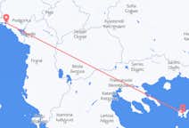 Flyrejser fra Lemnos til Tivat