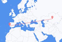 Flyreiser fra Dzjezkazgan, til Lisboa