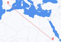 Flyreiser fra Bahir Dar, Etiopia til Madrid, Spania