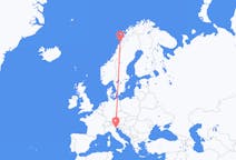 Flights from Bodø, Norway to Venice, Italy