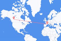 Flyrejser fra Grande Prairie, Canada til Montpellier, Frankrig