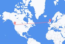 Flyreiser fra Vancouver, Canada til Newcastle upon Tyne, England