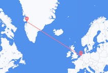 Flyg från amsterdam, Nederländerna till Ilulissat, Grönland