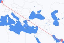 Flyrejser fra Sohar til Bruxelles