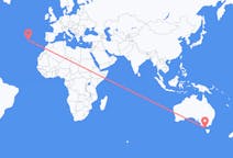 Flyrejser fra King Island, Australien til Ponta Delgada, Portugal