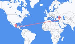 Flyreiser fra Puerto Escondido, Oaxaca, Mexico til Gaziantep, Tyrkia