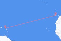 เที่ยวบินจาก เซนต์คิตส์ ไปยัง เกาะเตเนริเฟ