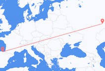 Flyg från Samara, Ryssland till Bilbao, Spanien