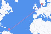 Flyg från St George's, Grenada till Århus, Danmark