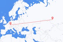 Flights from Novosibirsk, Russia to Karlsruhe, Germany