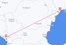 Flyg från Podgorica, Montenegro till Odessa, Ukraina