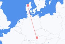 Flights from Karup, Denmark to Salzburg, Austria