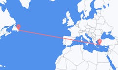 出发地 加拿大出发地 聖約翰目的地 希腊卡林诺斯岛的航班