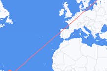 Flyg från Paramaribo till Tallinn