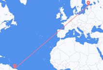 Flights from Paramaribo to Tallinn