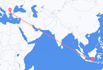 Flyg från Banyuwangi, Indonesien till Kavala Prefecture, Grekland
