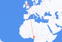 出发地 喀麦隆出发地 杜阿拉前往英格兰的唐卡斯特的航班