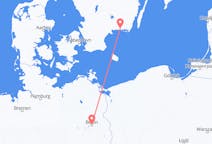 Flyreiser fra Karlskrona, Sverige til Berlin, Tyskland