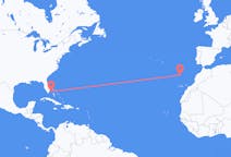 出发地 巴哈马比米尼目的地 葡萄牙丰沙尔的航班