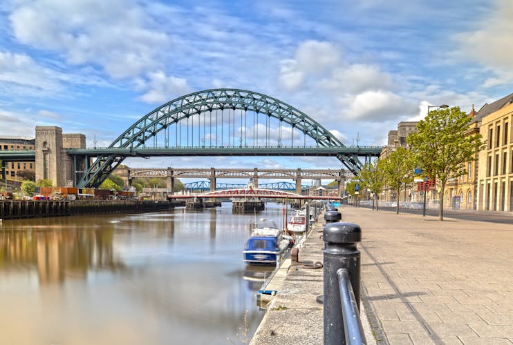 Photo of the Tyne Bridge in Newcastle upon Tyne in Great Britain.