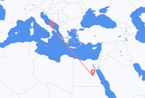 Flyrejser fra Luxor, Egypten til Bari, Italien