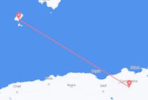 出发地 阿尔及利亚出发地 君士坦丁目的地 西班牙伊维萨岛的航班