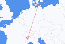 Flights from Turin, Italy to Rostock, Germany